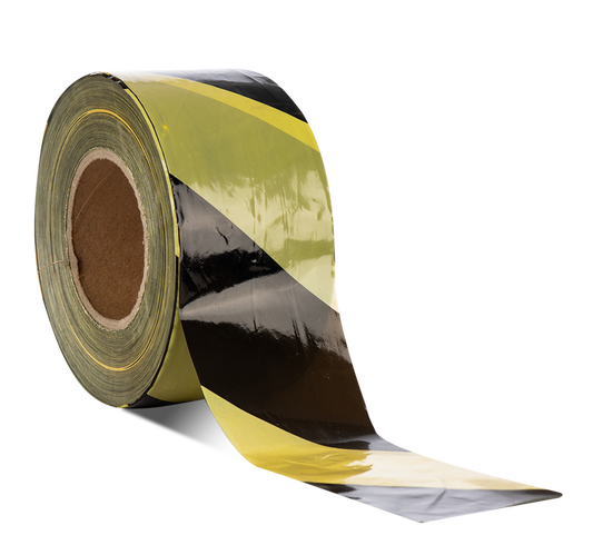 YELLOW & BLACK BARRIER TAPE