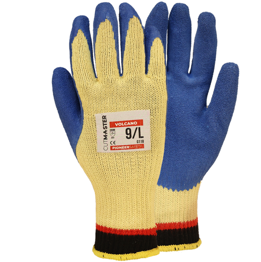 CUT MASTER VOLCANO CUT LV5, FULLY KEVLAR WITH LATEX COATED