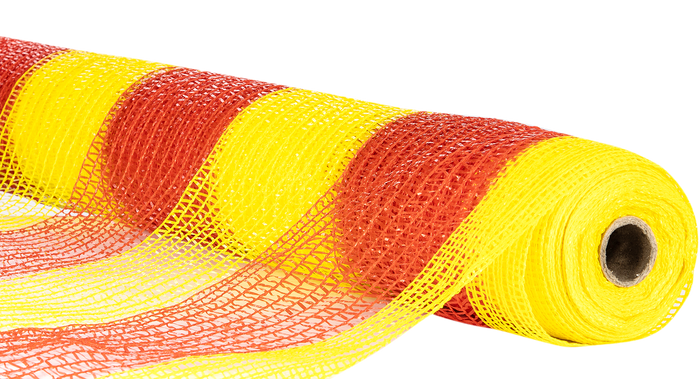 ORANGE & YELLOW WOVEN BARRIER NET