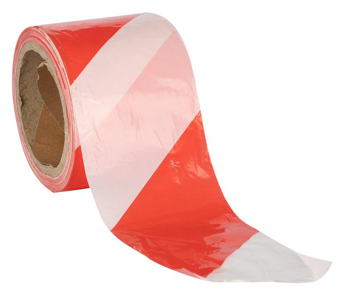 RED & WHITE BARRIER TAPE