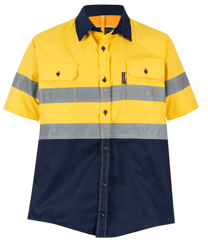 HI-VIS SHIRT 100% COTTON SHORT SLEEVE
