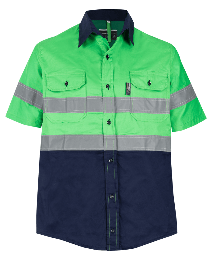 HI-VIS SHIRT 100% COTTON SHORT SLEEVE