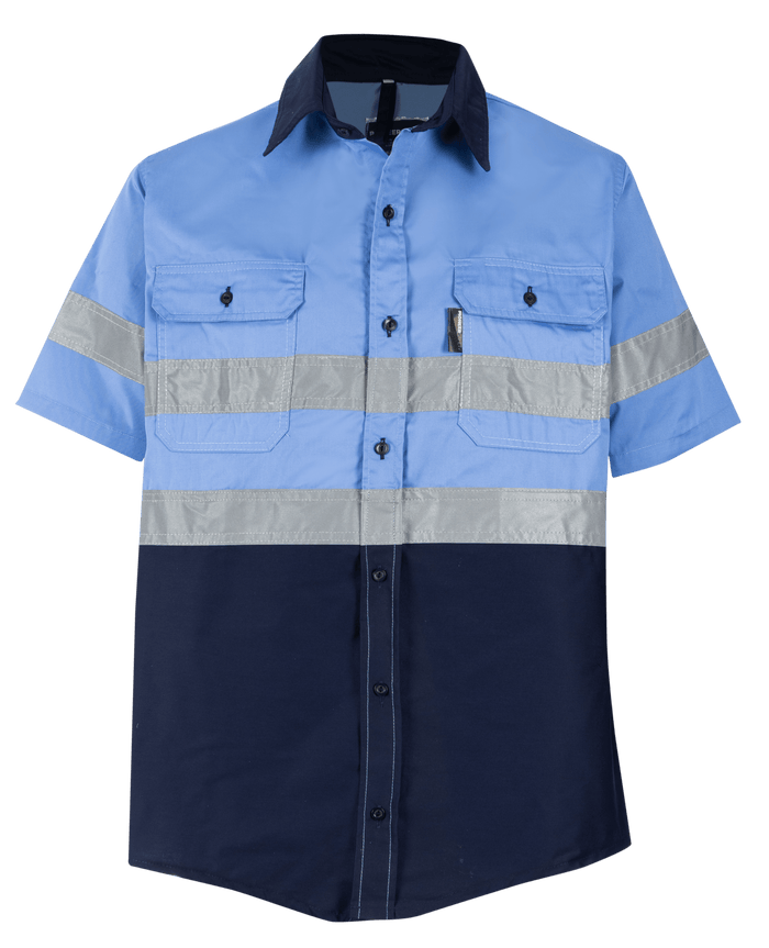 HI-VIS SHIRT 100% COTTON SHORT SLEEVE