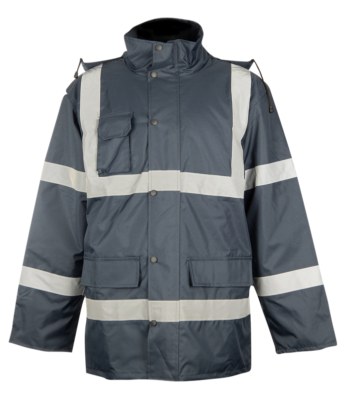 PARKA JACKET WITH REFLECTIVE TAPE