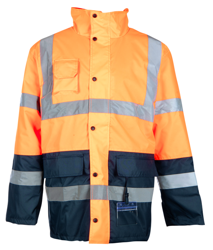 HIGH VISIBILITY TWO TONE FREEZER TRAFFIC JACKET