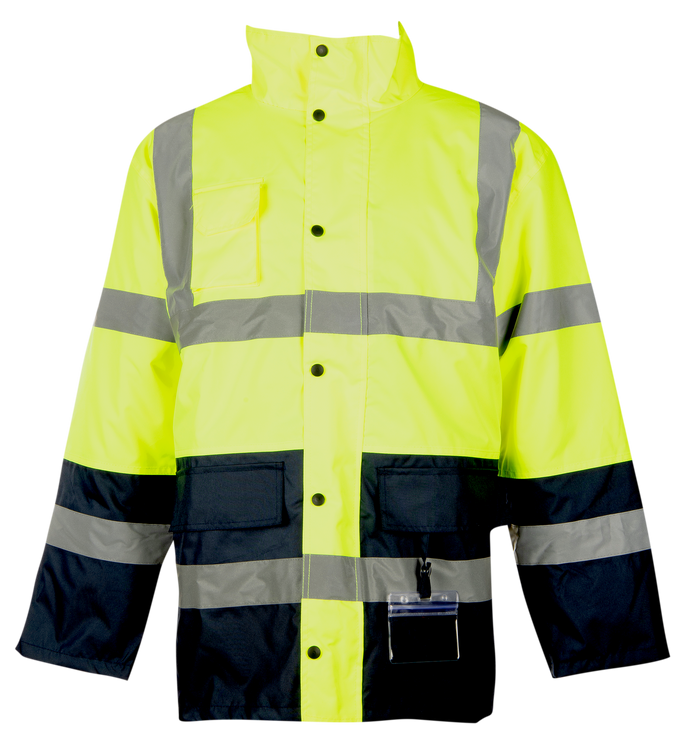 HIGH VISIBILITY TWO TONE FREEZER TRAFFIC JACKET