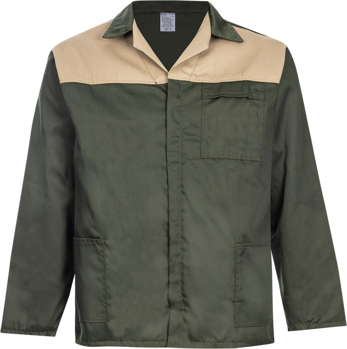 TWO TONE CONTISUIT KHAKI/BOTTLE GREEN