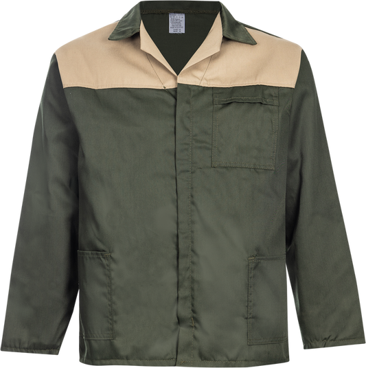 TWO TONE CONTISUIT KHAKI/BOTTLE GREEN