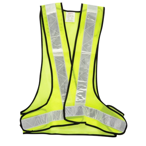 REFECTIVE BIB WITH ADJUSTABLE VELCRO ATTATCH MINING STYLE