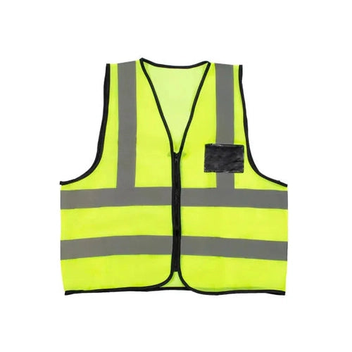 REFLECTIVE VEST WITH ZIP & ID POUCH
