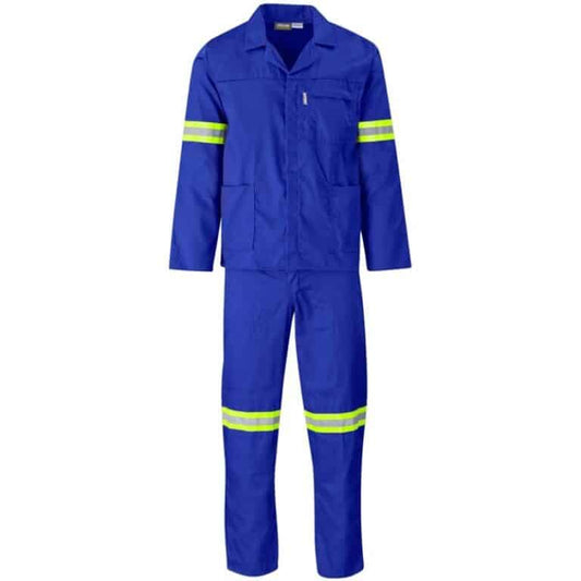 ROYAL BLUE CONTI SUITS POLY COTTON WITH REF TAPE