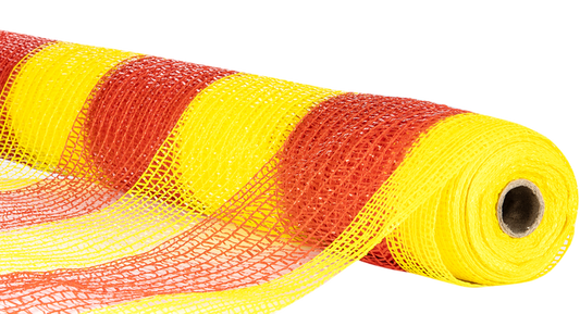 ORANGE & YELLOW WOVEN BARRIER NET