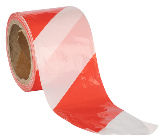 RED & WHITE BARRIER TAPE