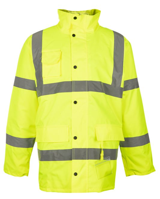 PARKA JACKET WITH REFLECTIVE TAPE
