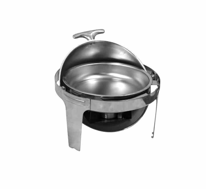 ROUND ROLL TOP CHAFING DISH