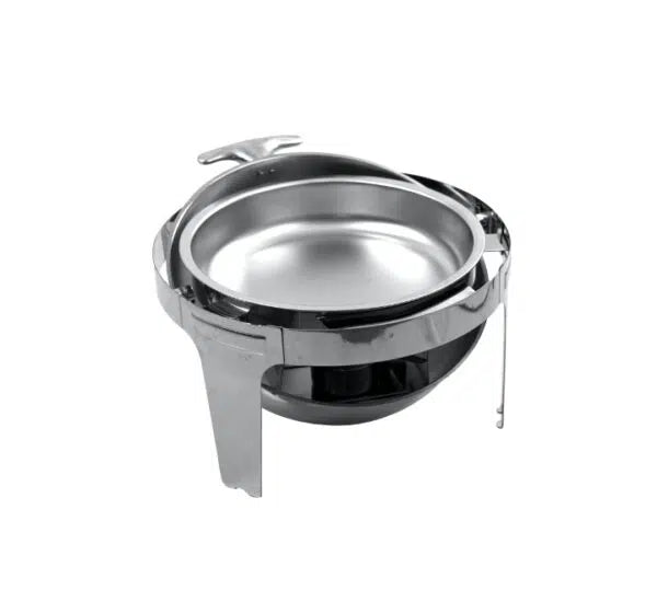 WINDOWED ROUND ROLL TOP CHAFING DISH