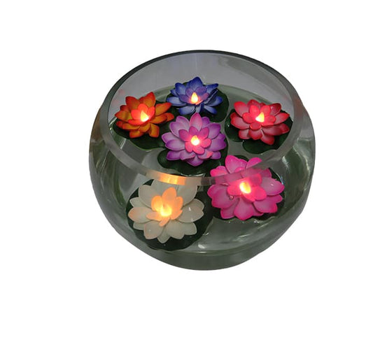 FLOATING CANDLE FLOWER