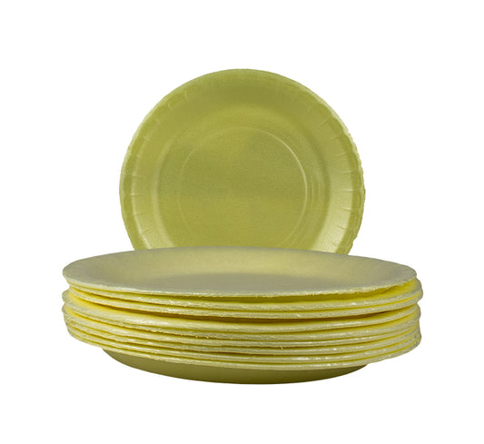 POLYSTYRENE YELLOW PLATES